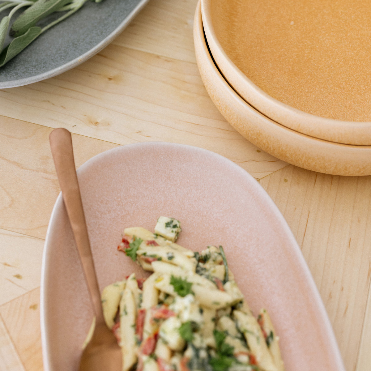 Family Style Platter - Medium: Blush